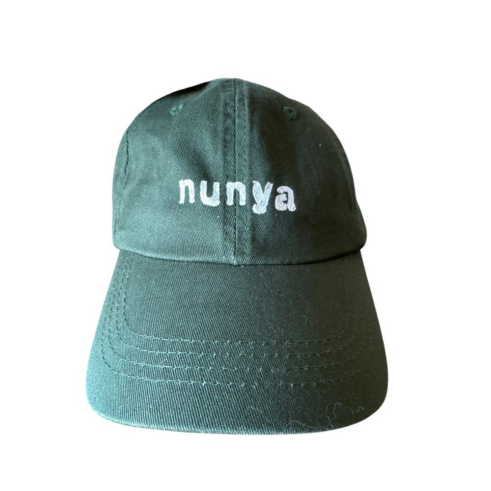 Nunya Branded Dorfman Hat Co. 1921 Hunter Green OSFA Strapback Hat NWT